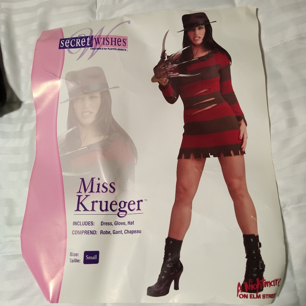 Miss Krueger Halloween costume size Small